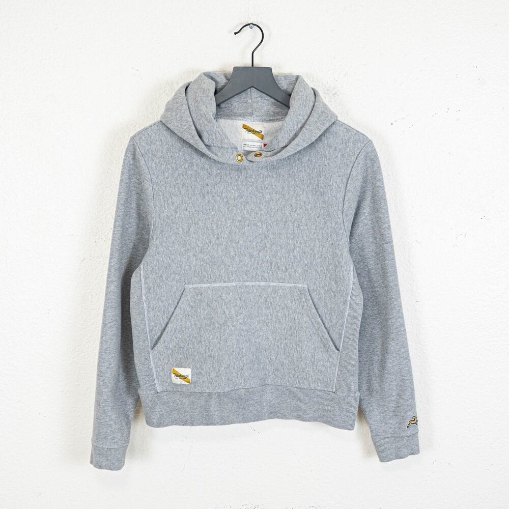 TRACKSMITH Trackhouse Midweight Sweatshirt Hoodie Heather Gray Medium